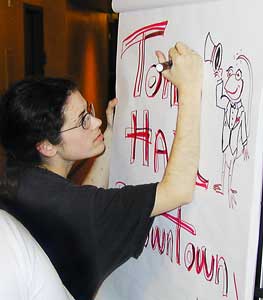 Kat improving the sign