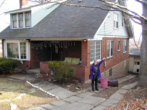 Lydy and the house she lived in 