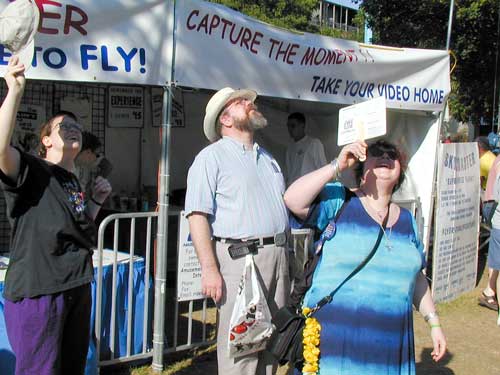 Admiring onlookers (Lydy, Doug, Sue) 