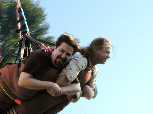 Pleased Patrick, David as ship's figurehead 