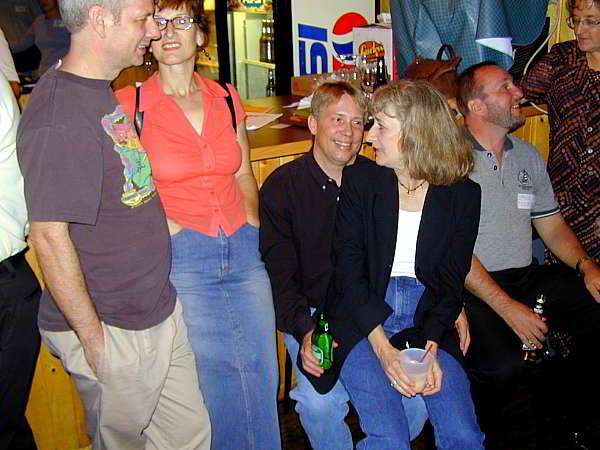 Rob Lampe, (his wife), Rick Hanson, (*his* wife), Bruce Moore