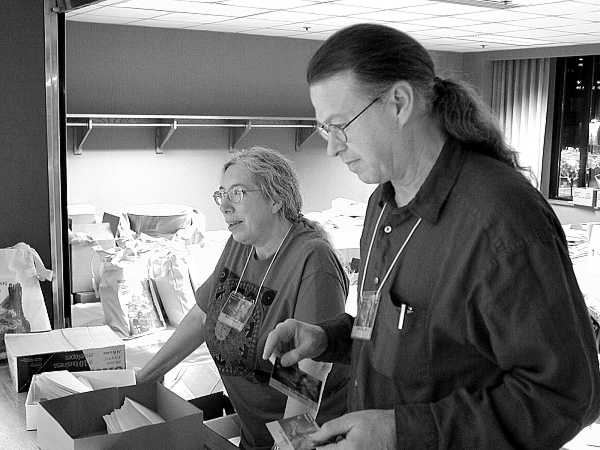 Beth Friedman, David Schroth working registration