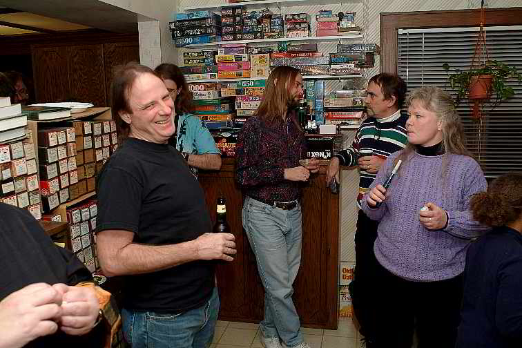 Jeff Schalles, Thorin Tatge (partially obstructed), Dave Wilford, Larry Sanderson, Erin McKee 