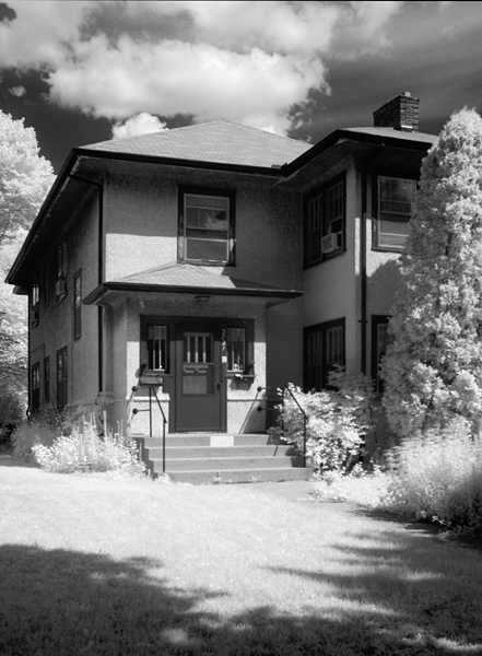 Infrared exposure test of our house