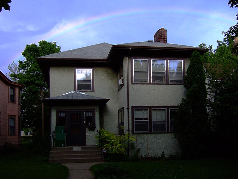 Rainbow over Blaisdell Polytechnic