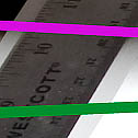 Flash at "tele" setting, no diffusion material, full-res shadow on ruler