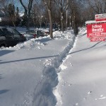 Not all the sidewalks are cleared yet