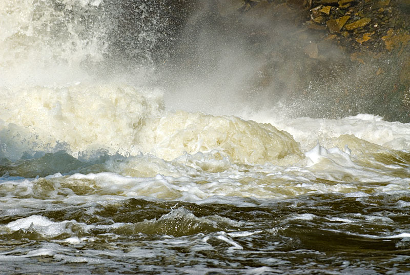 Roiled Water, Minnehaha Falls Impact Area