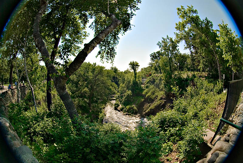 Minnehaha Falls outflow, from north overlook