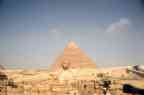 The Sphyinx and the Great Pyramid at Giza