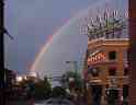 Double rainbow over Calhoun Square